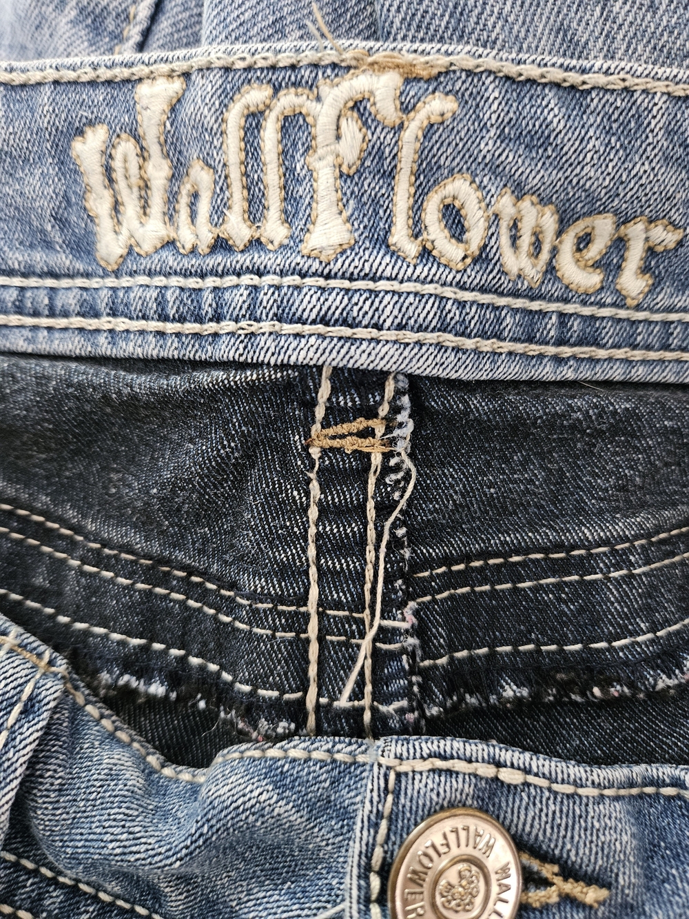 WallFlower Junior's Jean Shorts - Blue - Picture 6 of 8